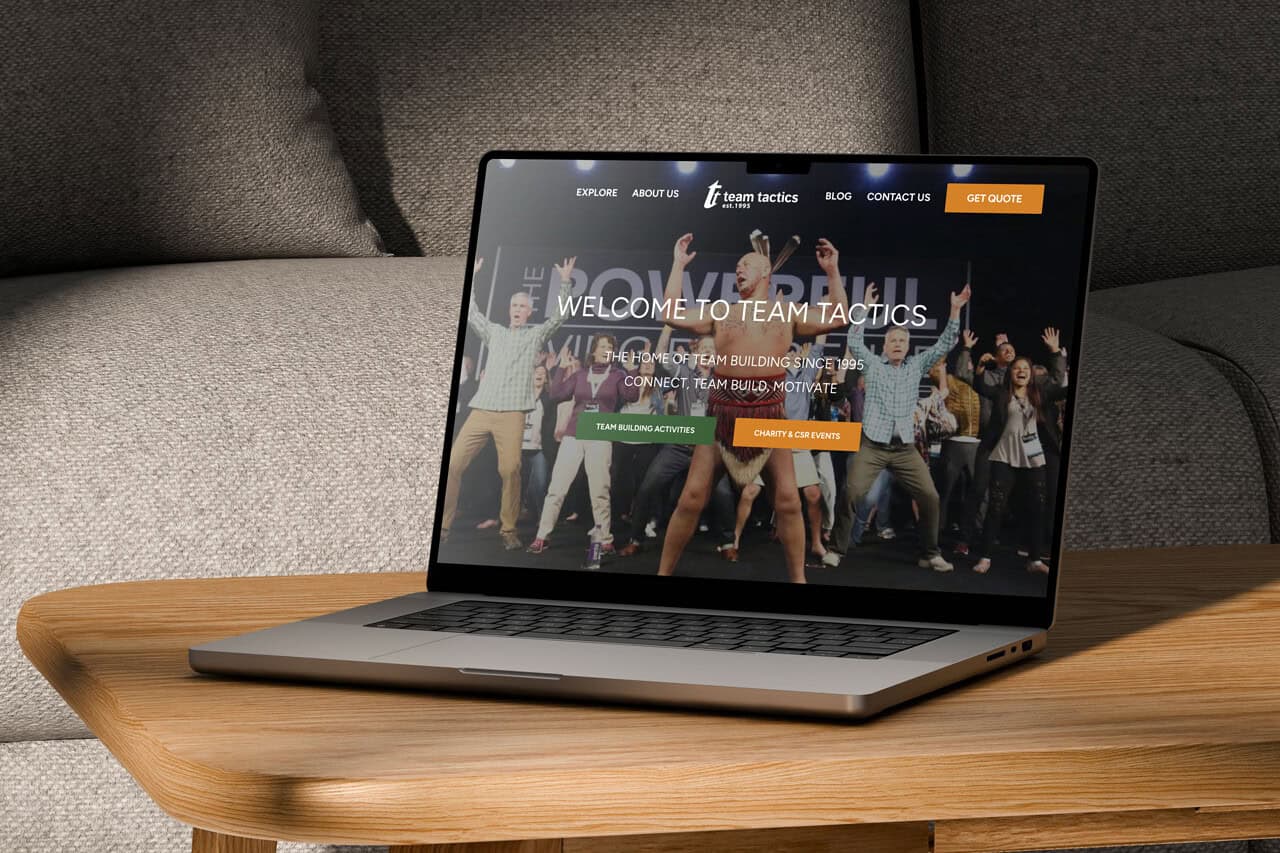 Team Tactics Laptop Mockup