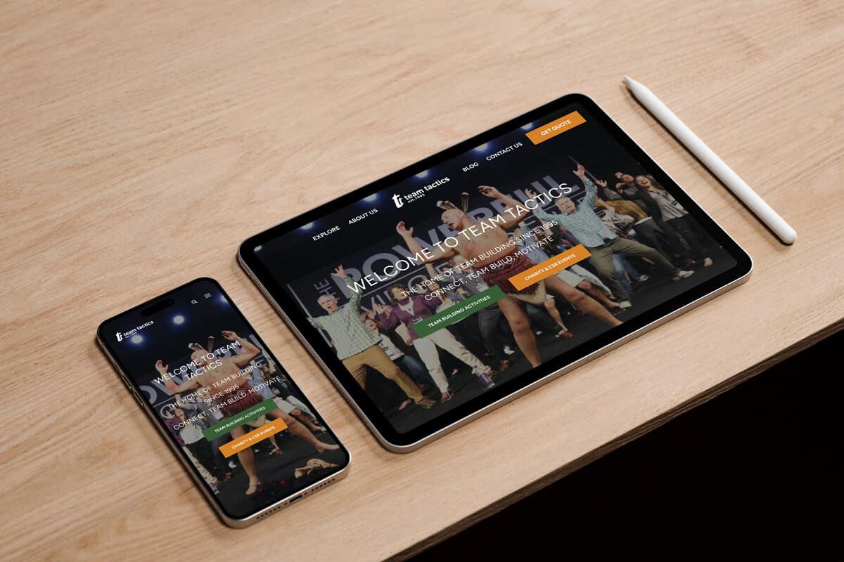 Team Tactics Tablet Phone Mockup
